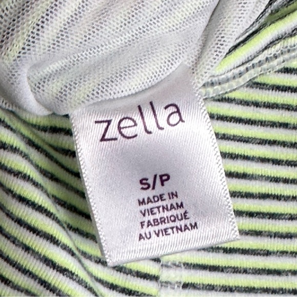 Zella Live In Streamline' Capris Leggings Small Micro Stripe - Picture 9 of 11